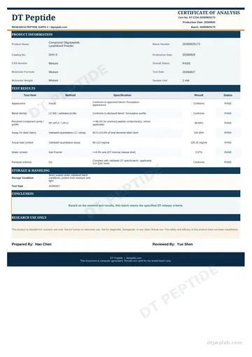DHX-5 COA